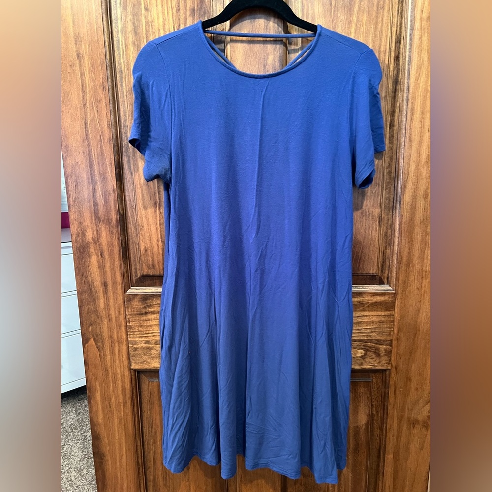 Loose Fitting Blue Dress